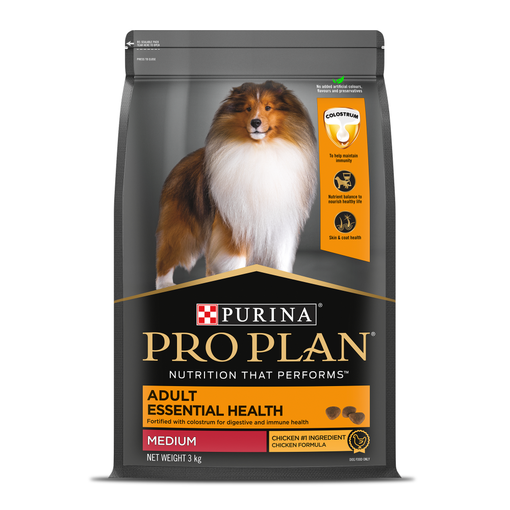 Purina Pro Plan Chicken Medium Breed Adult Dog Dry Food (New Improved Formula) Dogs- Dry Food Pro Plan