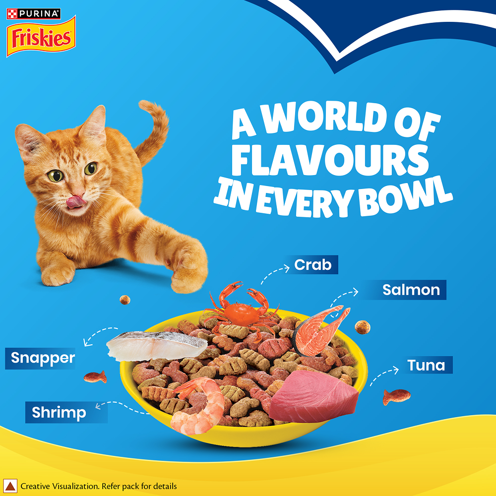 Purnia Friskies Seafood Cat Dry Food Cats- Dry food Friskies