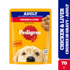 Pedigree Chicken and Liver Chunks in Gravy Adult Dog Wet Food (70g) Dogs-Wet Food Pedigree