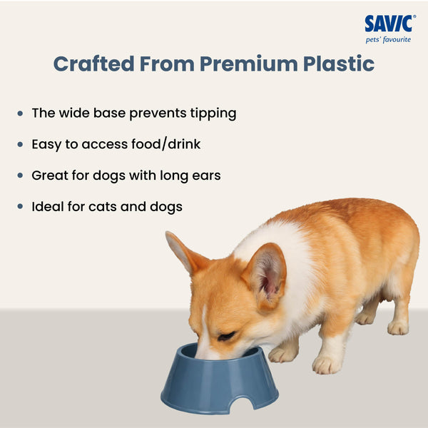 Savic Picnic Cocker Bowl for Dogs and Cats (Grey)