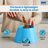 Savic Picnic Cocker Bowl for Dogs and Cats (Blue) Both-Bowls & Feeders Savic