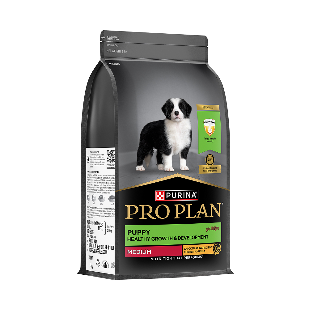 Purina Pro Plan Chicken Medium Breed Puppy Dog Dry Food (New Improved Formula) Dogs- Dry Food Pro Plan