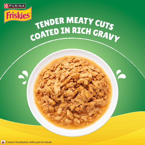 Purina Friskies Gravy licious Chicken Flavour Adult Cat Food