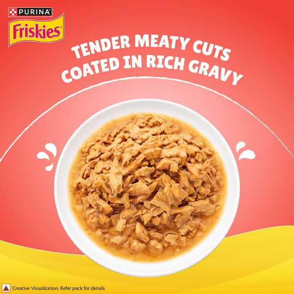Purina Friskies Chicken Flavour Gravy licious Kitten Cat Wet Food
