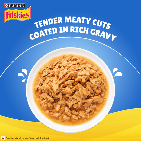 Purina Friskies Gravy licious Ocean Fish Flavour Adult Cat Wet Food