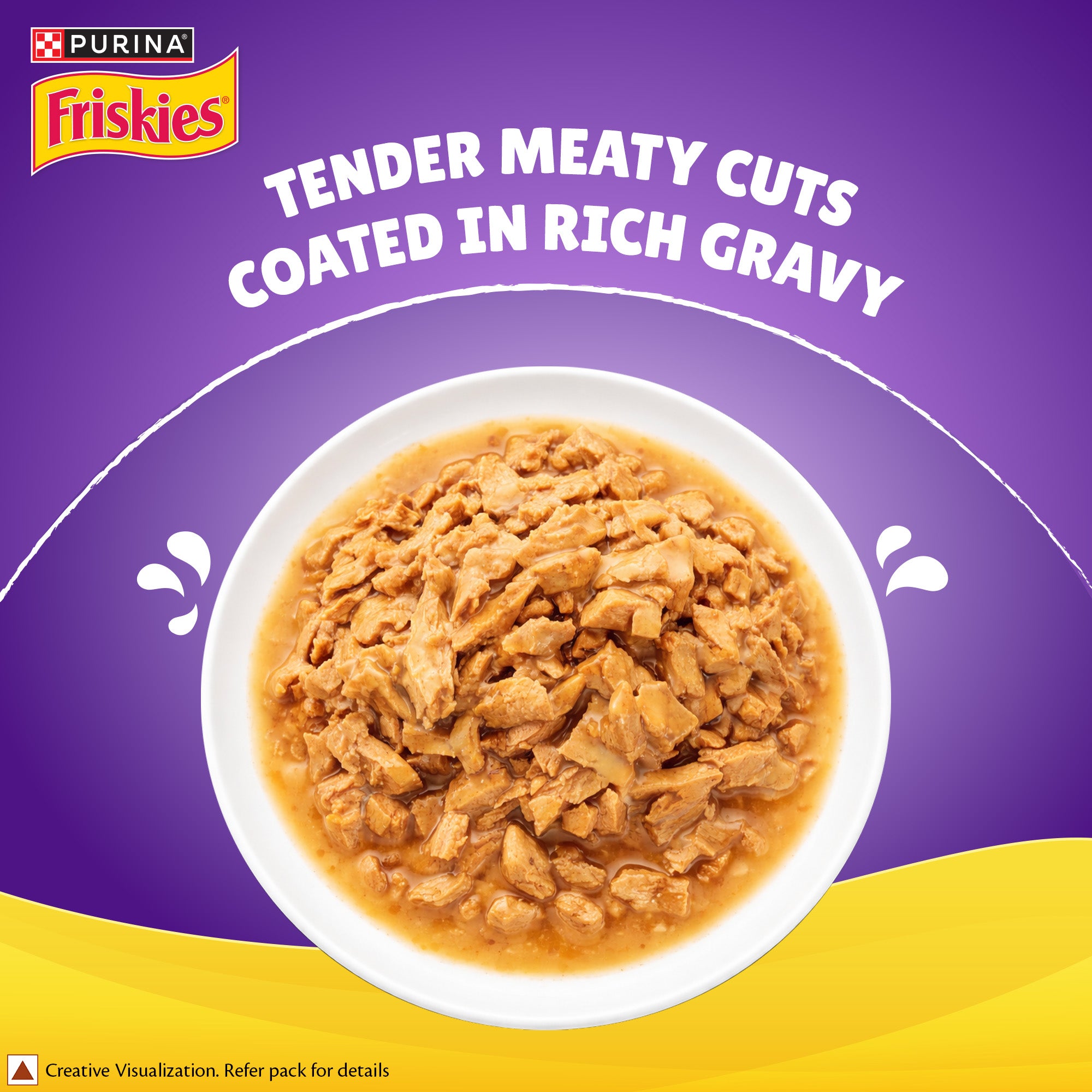 Purina Friskies Gravy licious Tuna Flavour Adult Cat Food Cats-Wet Food Friskies