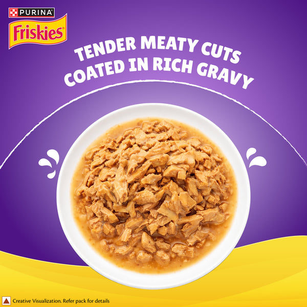 Purina Friskies Gravy licious Tuna Flavour Adult Cat Food