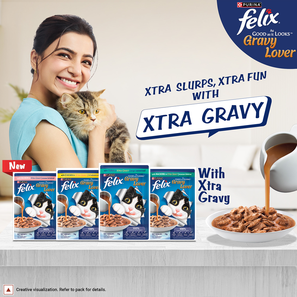 Purina Felix Gravy Lover Tuna Chunks Adult Complete and Balanced Cat Wet Food Cats-Wet Food Felix