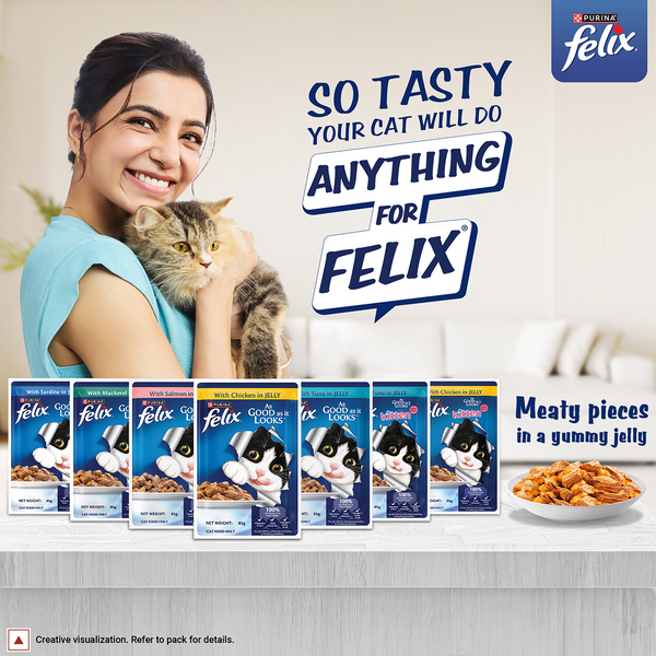 Purina Felix with Tuna in Jelly Complete and Balanced Kitten Wet Food