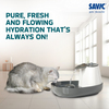 Savic Cascade Anthracite Water Fountain for Cats (Grey) Cats-Bowls & Feeders Savic Dropship