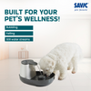 Savic Cascade Anthracite Water Fountain for Cats (Grey) Cats-Bowls & Feeders Savic Dropship