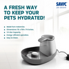 Savic Cascade Anthracite Water Fountain for Cats (Grey) Cats-Bowls & Feeders Savic Dropship
