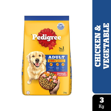 Pedigree Chicken and Vegetables Adult Dog Dry Food