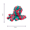 TopDog Premium Ropey Octopus Toy for Dogs and Cats (Blue/Pink)