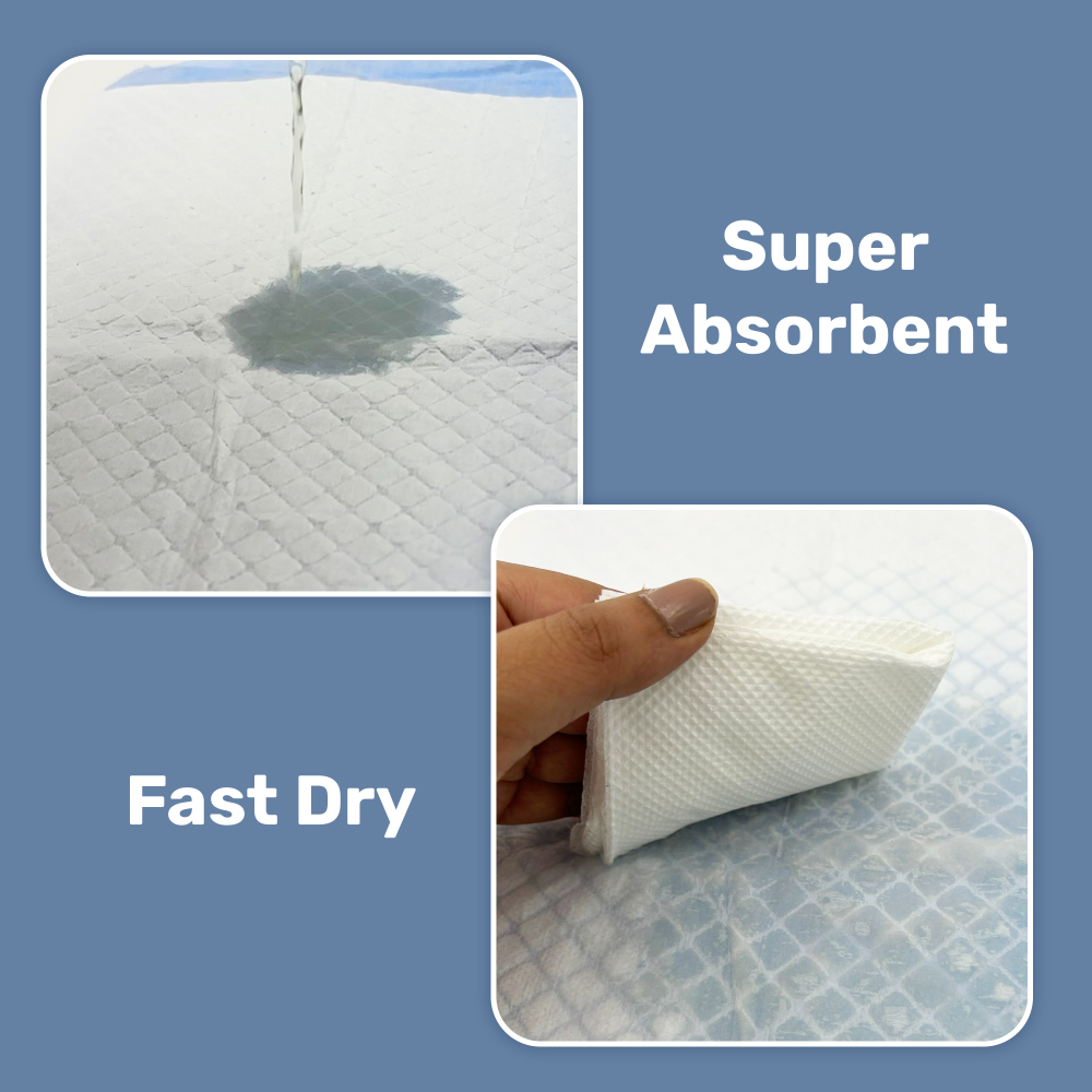 Kibbo Ultra Absorbent Leak Proof Training Pads for Dogs & Cats (45x60cm) Dogs-Health & Wellness Kibbo