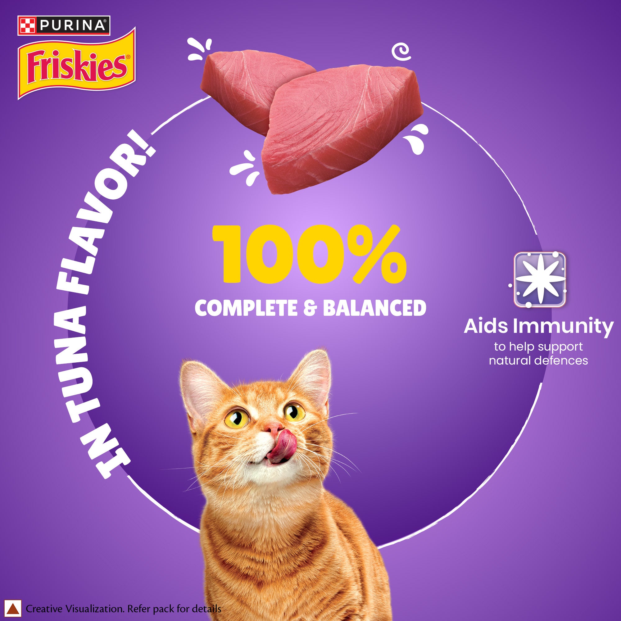 Purina Friskies Gravy licious Tuna Flavour Adult Cat Food Cats-Wet Food Friskies