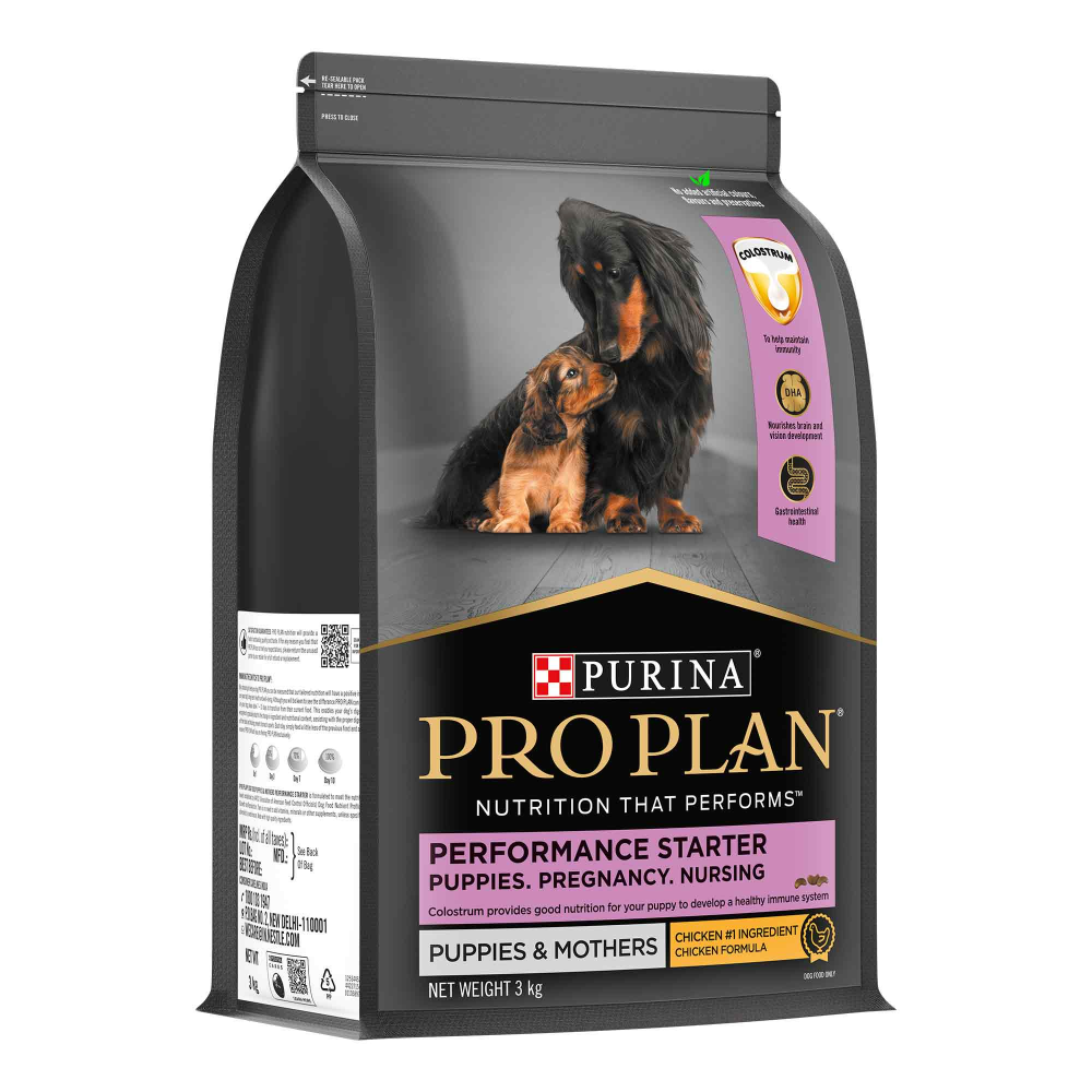 Purina Pro Plan Chicken Mother and Puppy Starter Dog Dry Food (New Improved Formula) Dogs- Dry Food Pro Plan