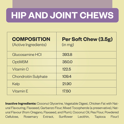TailsAlive Hip & Joint Chicken Flavor Soft Chews Supplements for Dogs Dogs-Health & Wellness TailsAlive