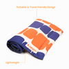 Kibbo Lightweight and Portable Mats for Dogs and Cats (Orange/Blue) Both-Bedding, Mats & Travel Supplies Kibbo