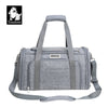 Truelove 3 Side Expandable Duffle Carrier for Dogs & Cats (Heather Gray) Both-Bedding, Mats & Travel Supplies Truelove