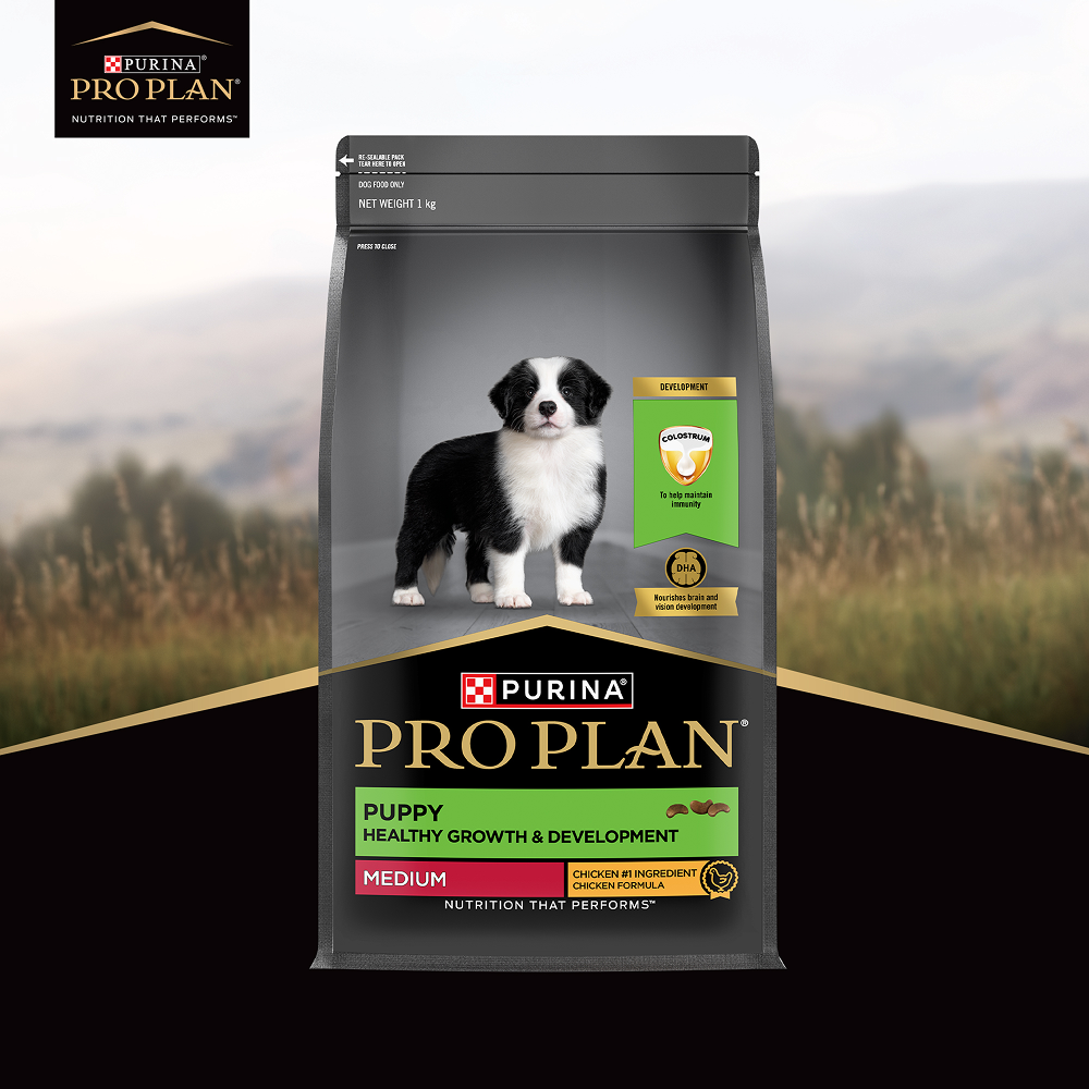 Purina Pro Plan Chicken Medium Breed Puppy Dog Dry Food (New Improved Formula) Dogs- Dry Food Pro Plan