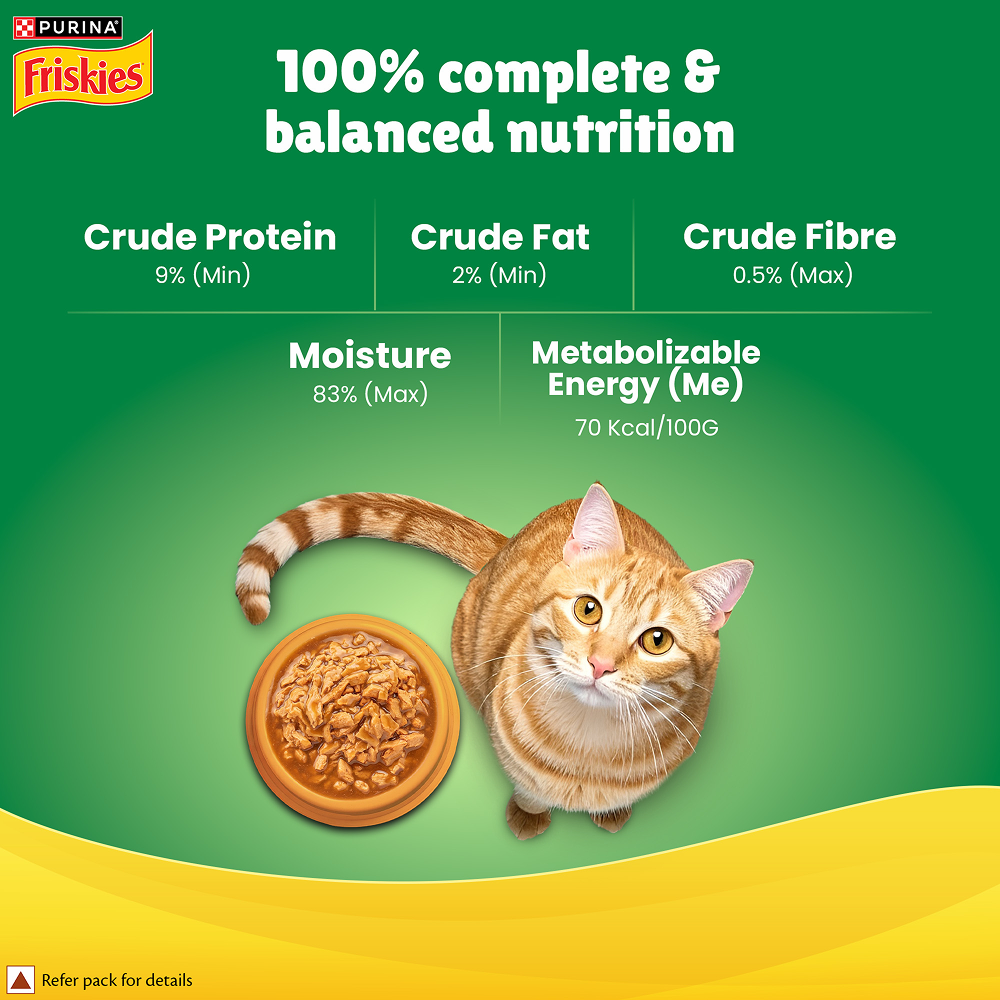 Purina Friskies Gravy licious Chicken Flavour Adult Cat Food Cats-Wet Food Friskies