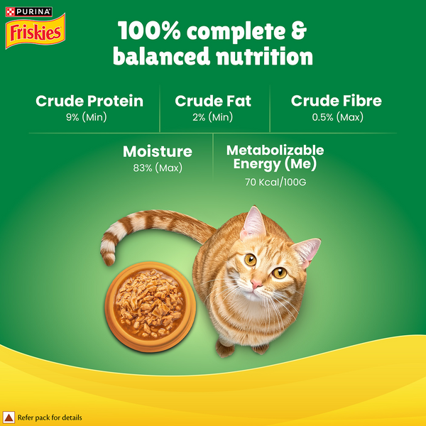 Purina Friskies Gravy licious Chicken Flavour Adult Cat Food