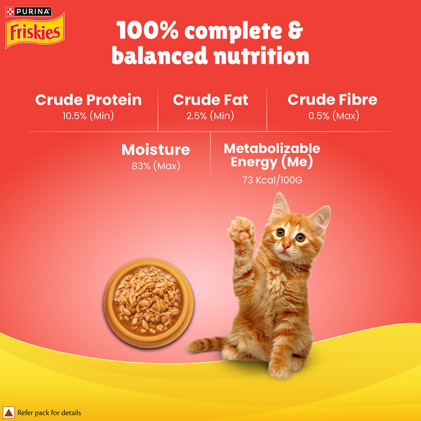 Purina Friskies Chicken Flavour Gravy licious Kitten Cat Wet Food
