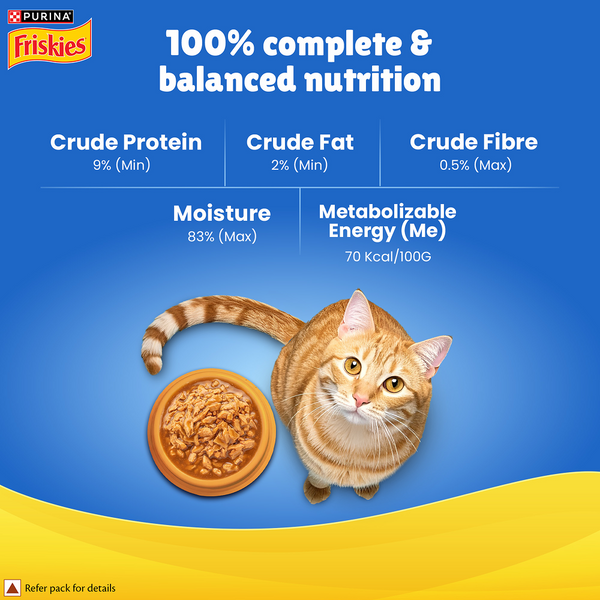 Purina Friskies Gravy licious Ocean Fish Flavour Adult Cat Wet Food