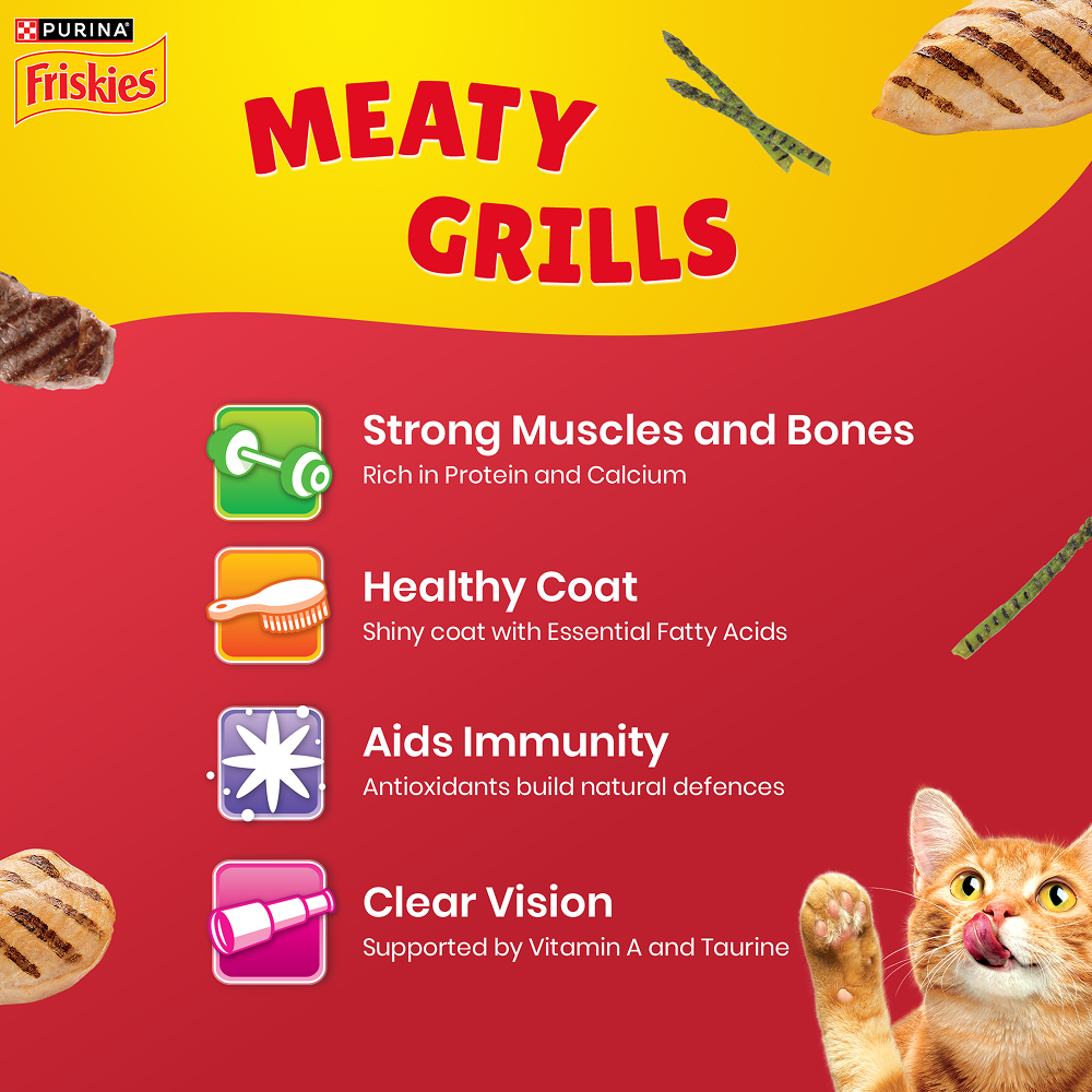 Friskies Meaty Grills Adult Cat Dry Food Cats- Dry food Friskies