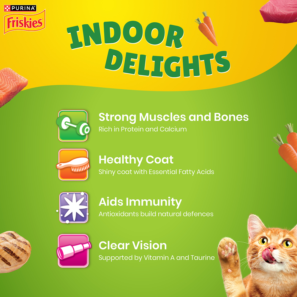 Friskies Indoor Delights Adult Cat Dry Food Cats- Dry food Friskies