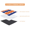 Kibbo Lightweight and Portable Mats for Dogs and Cats (Orange/Blue) Both-Bedding, Mats & Travel Supplies Kibbo