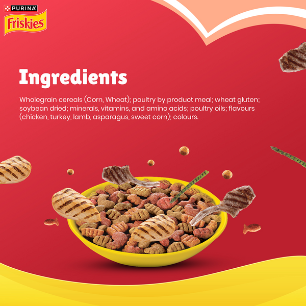 Friskies Meaty Grills Adult Cat Dry Food
