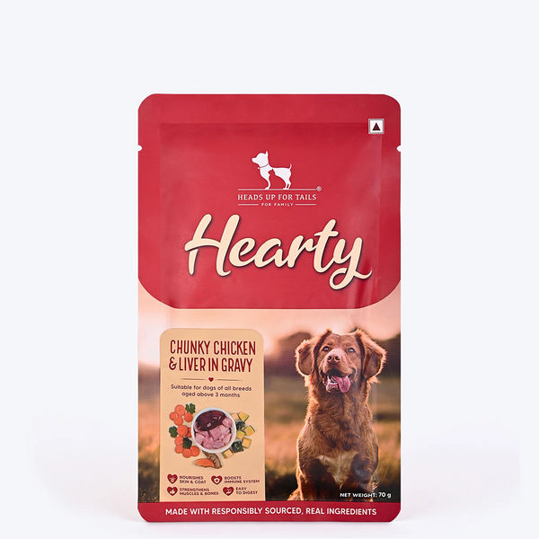 HUFT Hearty Chunky Chicken & Liver In Gravy Dog Wet Food