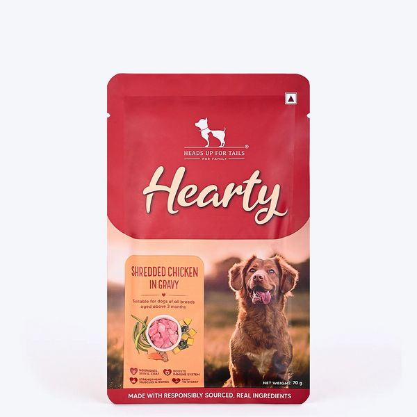 HUFT Hearty Shredded Chicken In Gravy  Dog Wet Food