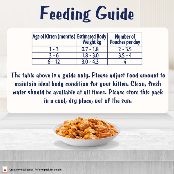 Purina Felix with Chicken in Jelly Complete and Balanced Kitten Cat Wet Food