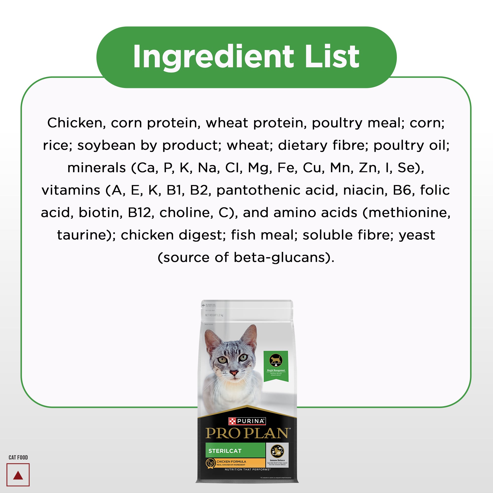 Pro Plan Chicken Flavoured Sterilcat Cat Dry Food Cats- Dry food Pro Plan