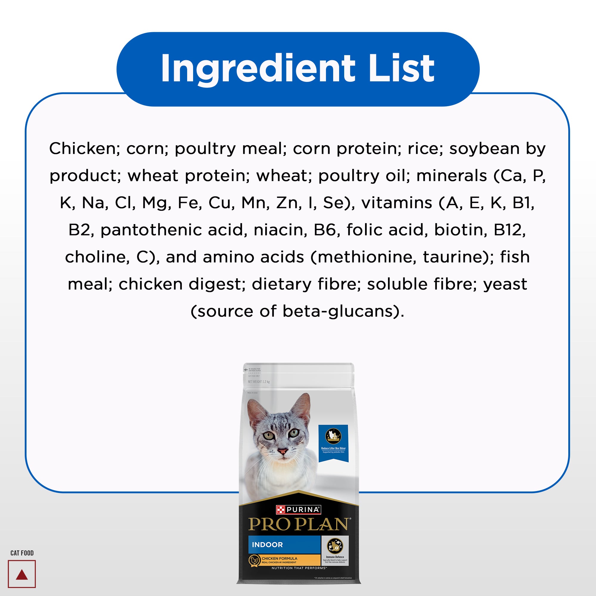 Pro Plan Chicken Flavoured Indoor Cat Dry Food Cats- Dry food Pro Plan