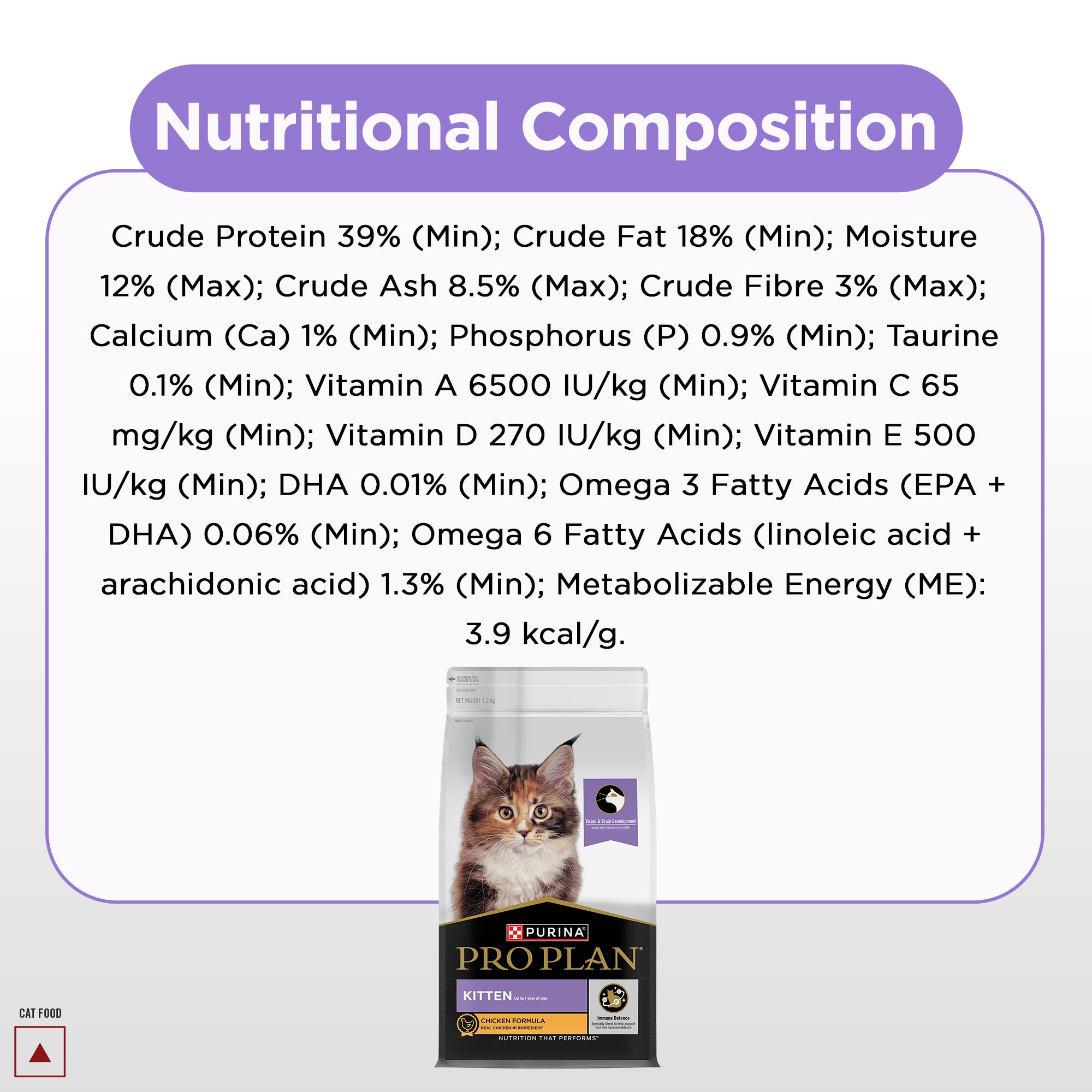 Pro Plan Chicken Flavoured Kitten Cat Dry Food Cats- Dry food Pro Plan