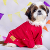 15 Furries Mirrorwork Kurta for Dogs (Electric Red) Dogs-Clothing & Accessories 15 Furries Dropship