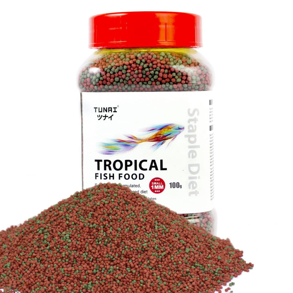 Tunai Tropical 1.2mm Floating Pellets Adult Small and Medium Fish Dry Food Fish Tunai 100g