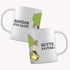 thePack Bandar Kya Jaane Ceramic Coffee Mug (White) Pet Parent-Home & Garden ThePack Dropship 300mL
