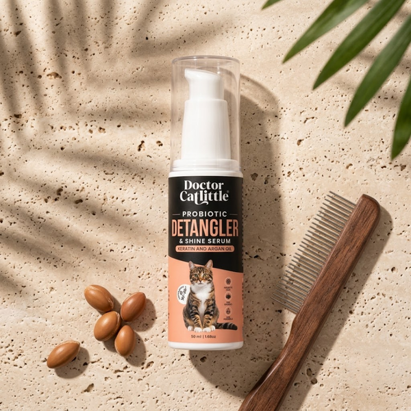 Doctor Catlittle Probiotic Detangler and Shine Serum for Cats