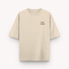 thePack Indie Merch Plans with My Dog Oversized T Shirt for Men and Women (Beige) Pet Parent-Clothing & Accessories ThePack Dropship