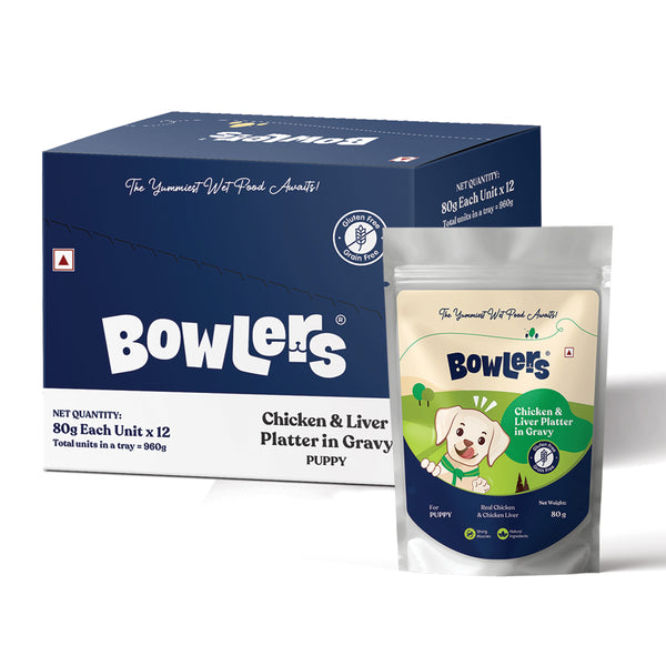 Bowlers Chicken and Liver Recipe in Gravy Puppy Dog Wet Food