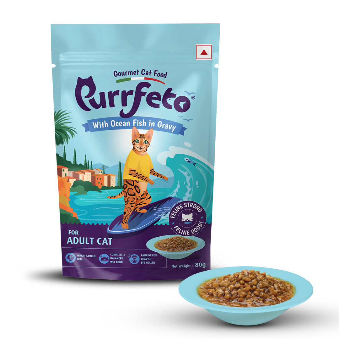 Purrfeto Ocean Fish in Gravy Adult Cat Wet Food Cats-Wet Food Purrfeto