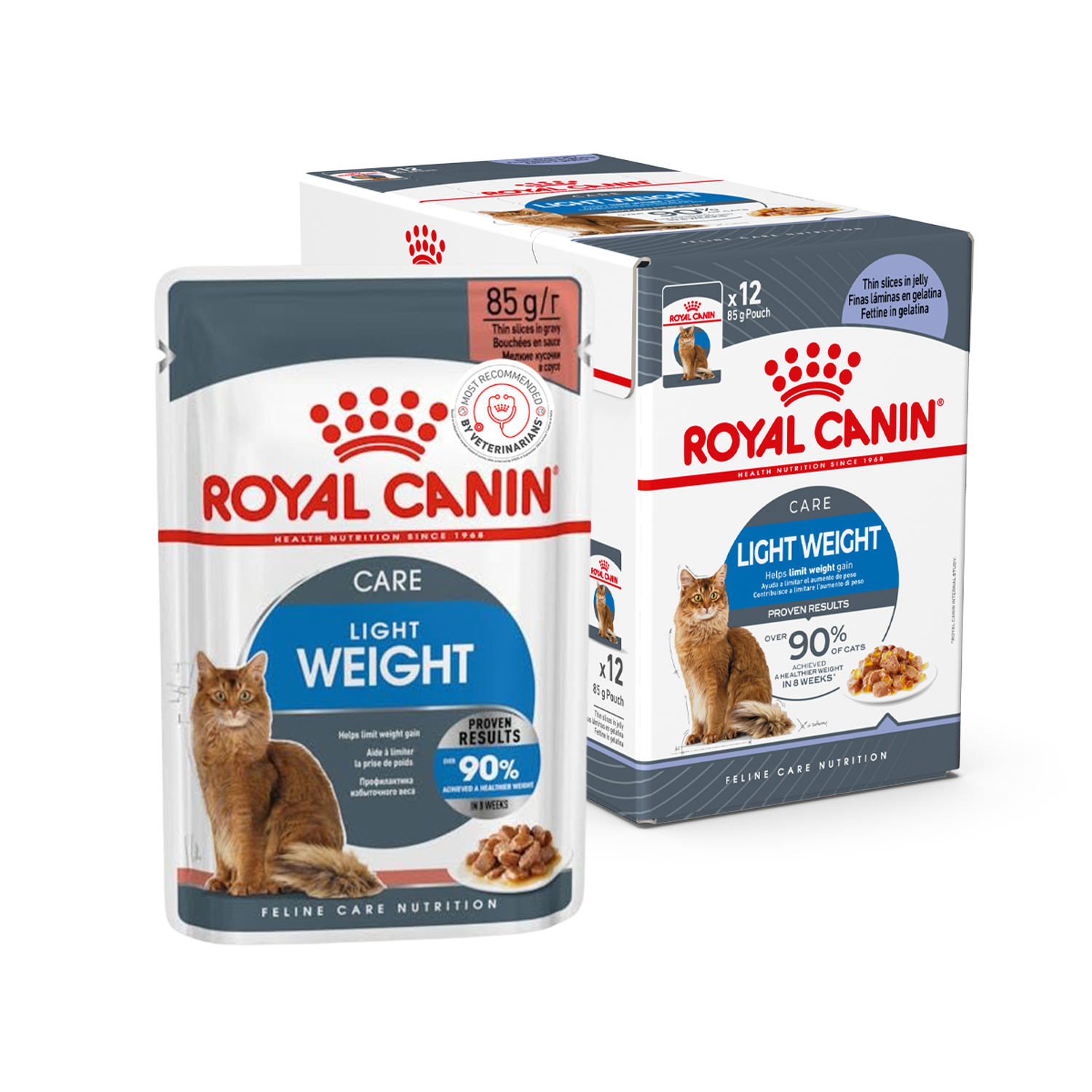 Royal Canin Light Weight Care Adult Gravy Cat Wet Food Cats-Wet Food Royal Canin 12x85g