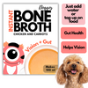 Doggos Instant Chicken and Carrots Bone Broth Gut and Vision Formula (Makes 100ml) for Cats and Dogs