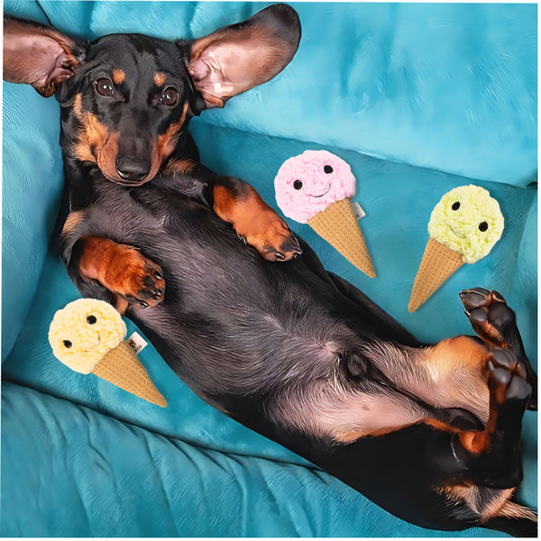 Fofos Ice Cream Shaped Toy for Dogs