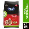 Drools 100% Vegetarian Puppy and Adult Dog Veg Dry Food (All Life Stages) Dogs- Dry Food Drools 1.2kg